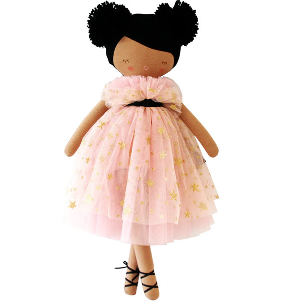 Halle Ballerina Doll 48cm - Light Brown & Ebony