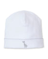 Premier Hand Emb. Giraffe Glee White/Silver Hat