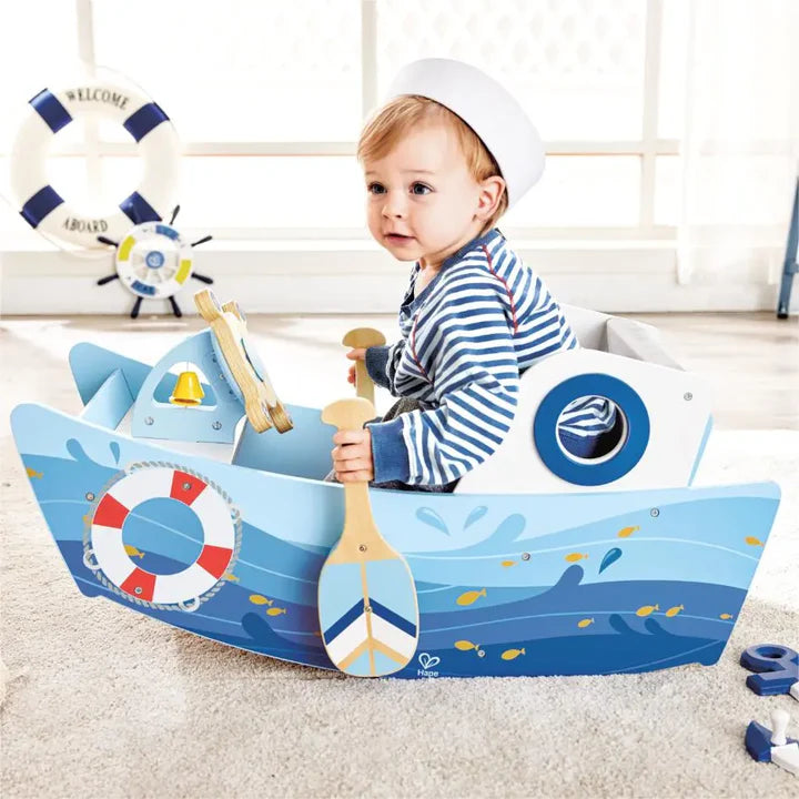 Hape Captains Rocking Boat – Kids 'N Kribs