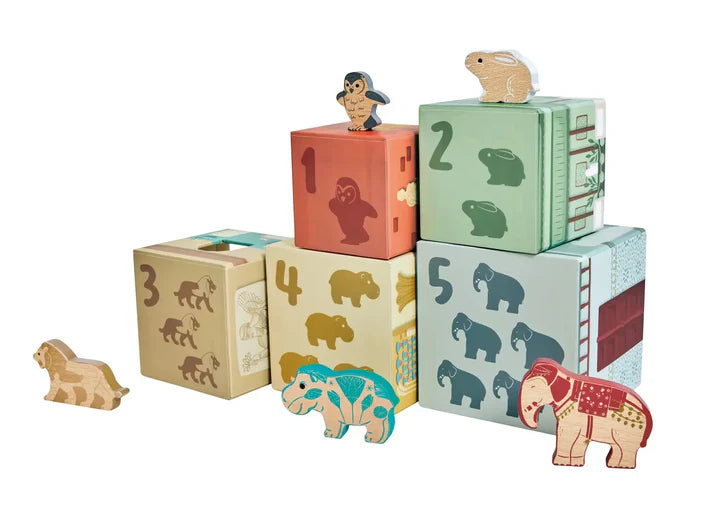 Hape Museum Nesting Blocks, Official The Met Licensed Toy