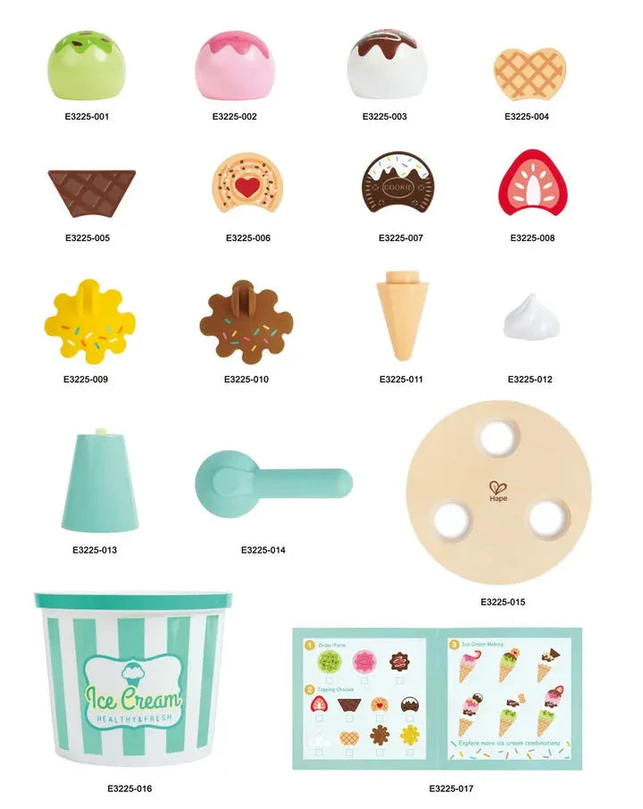 Hape Scoop & Serve Ice Cream Set