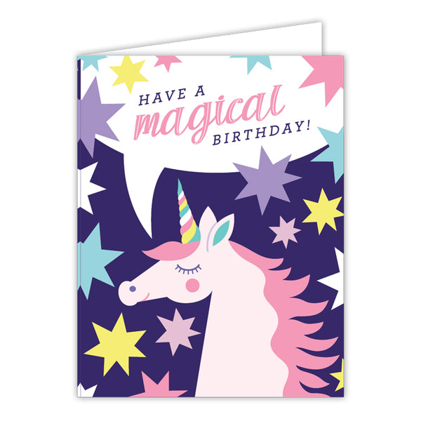 Card - Have A Magical Birthday Unicorn and Stars