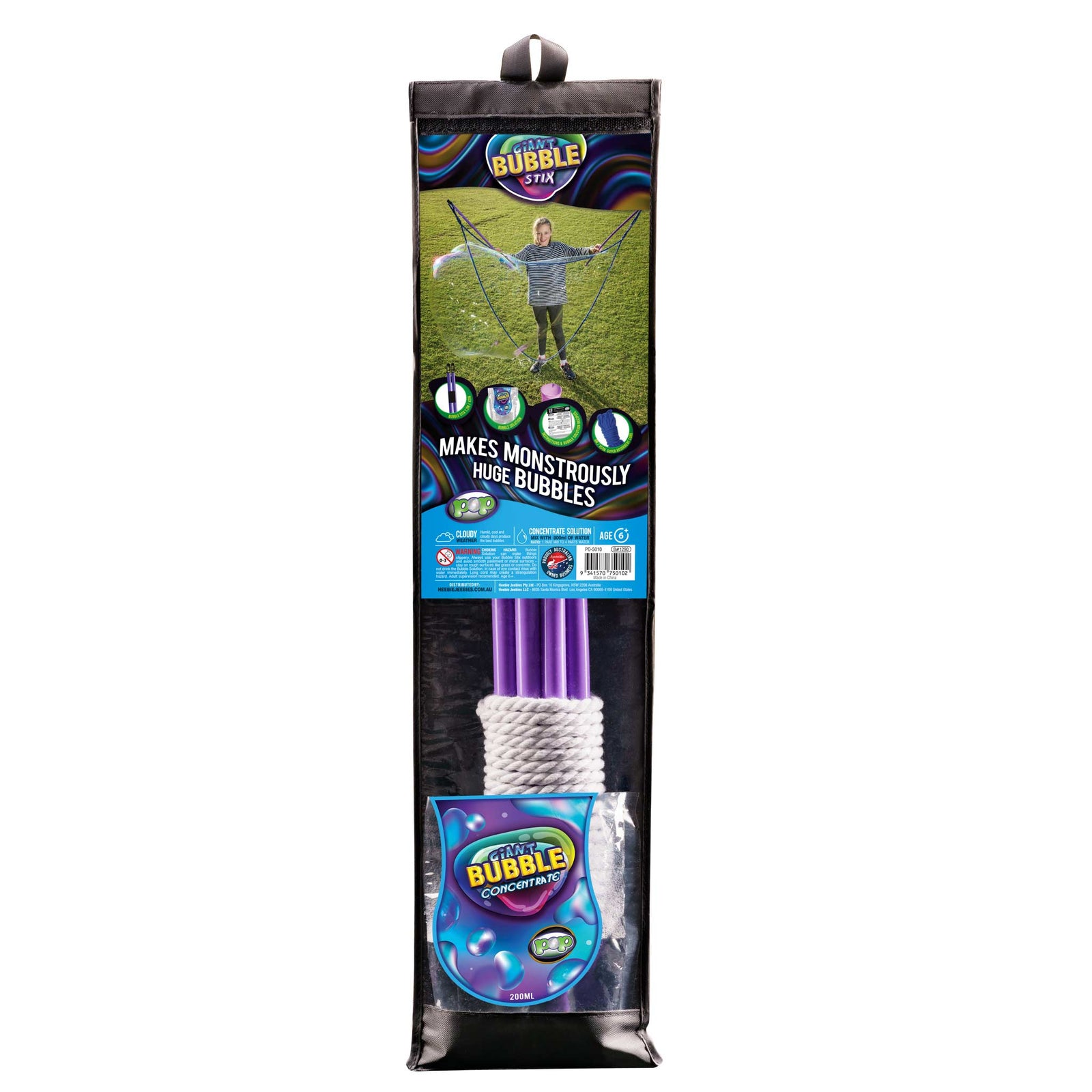 Heebie Jeebies Extendable Giant Bubble Stix