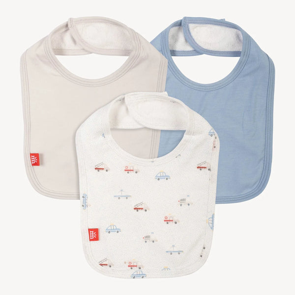 Hug Dispatcher Modal Magnetic Infant Bib 3 Pack