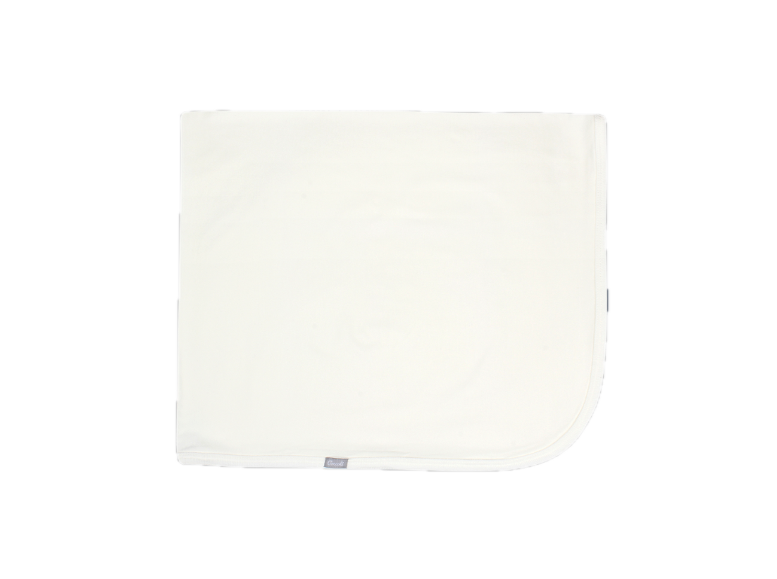 Coccoli Infant Receiving Blanket, Cream