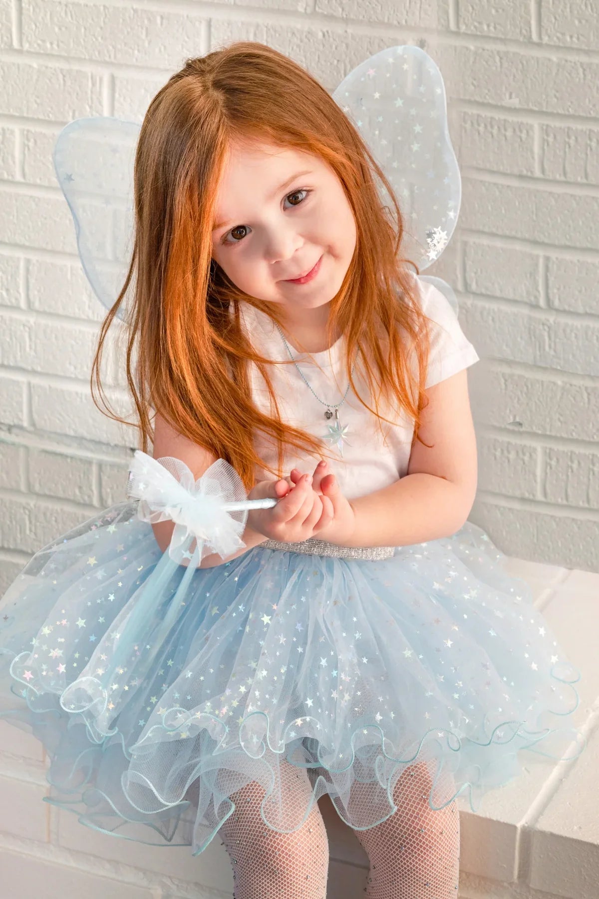 Iridescent Celestrial Fairy Wings, Tutu, Wand