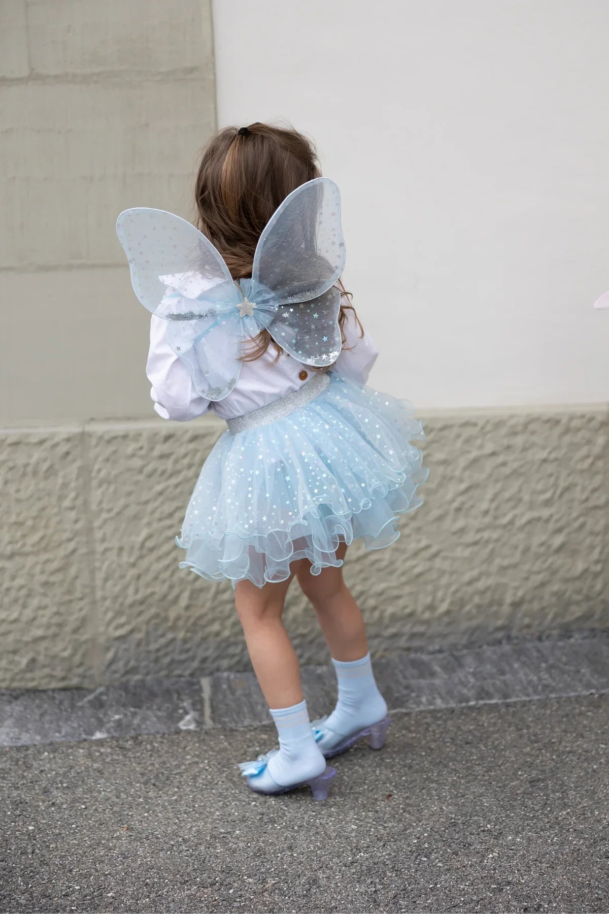 Iridescent Celestrial Fairy Wings, Tutu, Wand