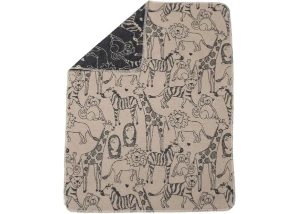 JUWEL baby blanket – Safari Animals