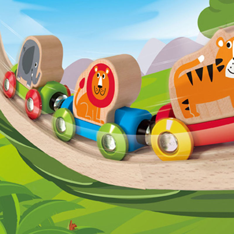 Hape Jungle Journey Train Set