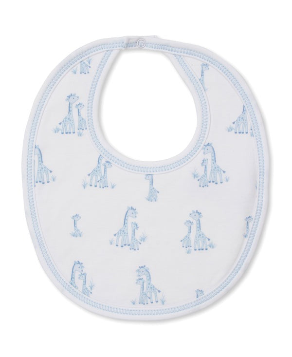 Giraffe Grace Bib, Blue