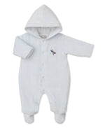 Air Adventures Velour Footed Bunting