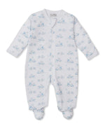 Forest Fanfare Blue Zip Footie