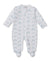 Forest Fanfare Blue Zip Footie