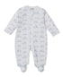 Forest Fanfare Blue Zip Footie