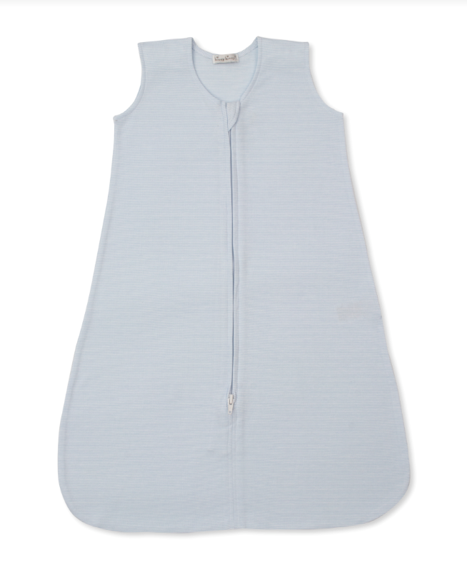 Forest Fanfare Blue Stripe Wearable Blanket