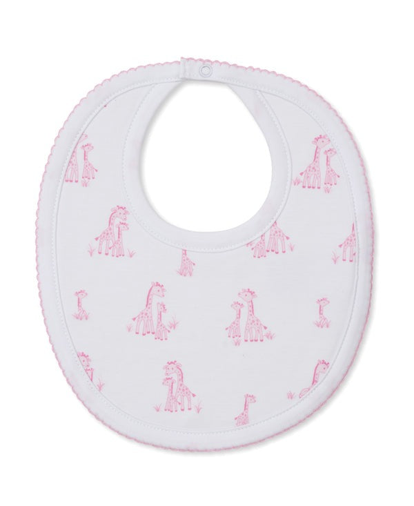 Giraffe Grace Bib, Pink