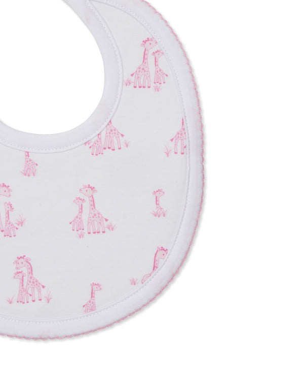 Giraffe Grace Bib, Pink
