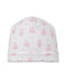 Teddy Bear Time Pink Jacquard Hat