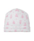 Teddy Bear Time Pink Jacquard Hat