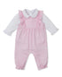 Fall in Bloom Pink Overall Set