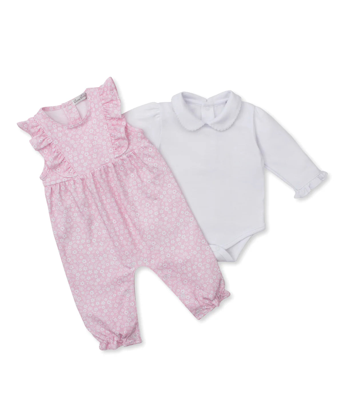 Fall in Bloom Pink Overall Set
