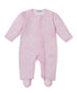 Fall in Bloom Pink Zip Footie