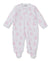 Giraffe Grace Pink Zip Footie