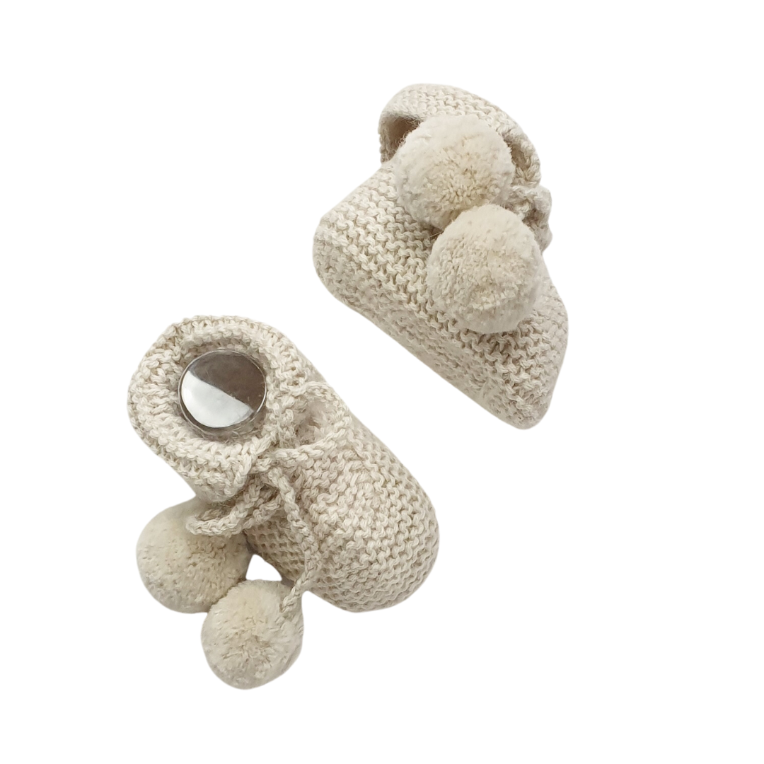 KIP Alpaca Booties, Cloud