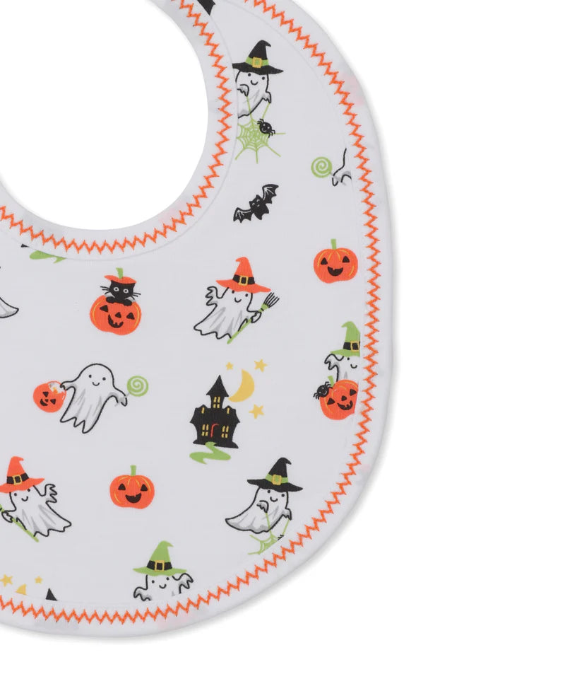 Ghostly Cheer Print Bib