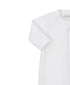 Classic Jacquards White Zip Footie