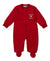 Kissy Kissy Baby's First Christmas Red Zip Footie