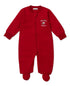 Kissy Kissy Baby's First Christmas Red Zip Footie