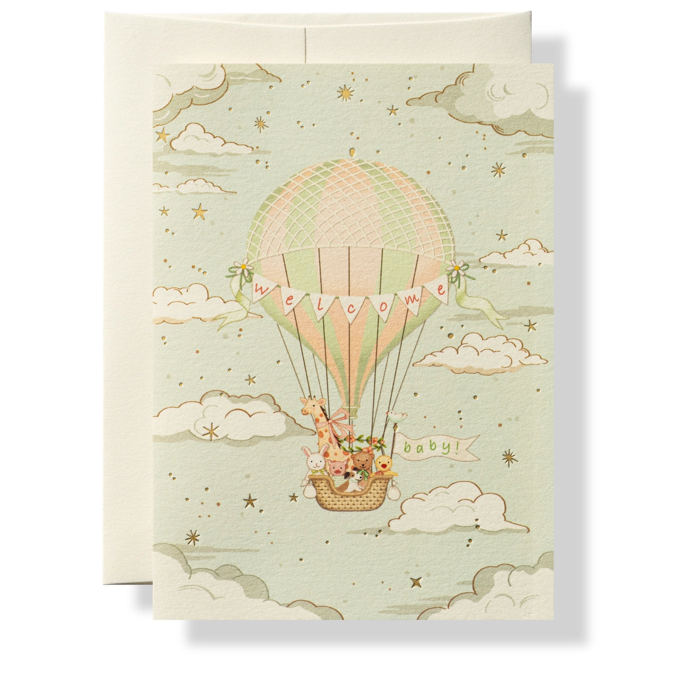 Karen Adams Designs Card - Welcome Baby