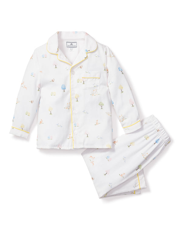 Kid's Twill Pajama Set, Easter Gardens