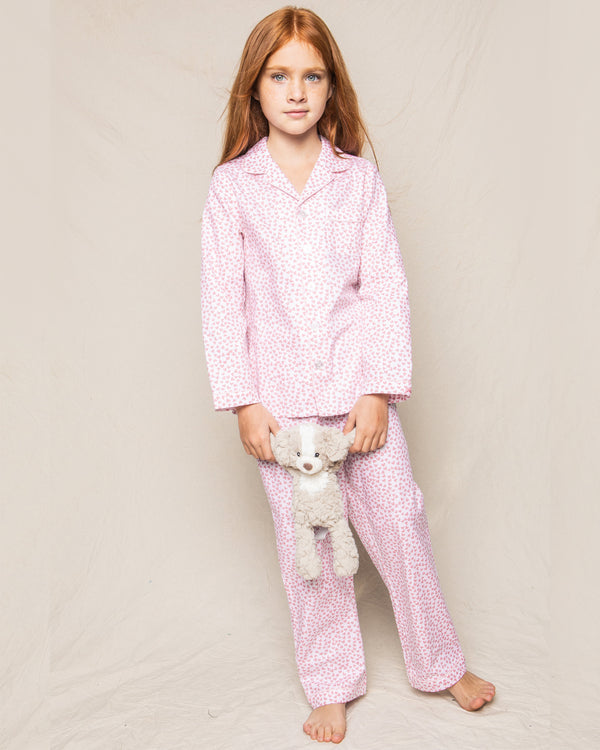 Kid's Twill Pajama Set, Sweethearts