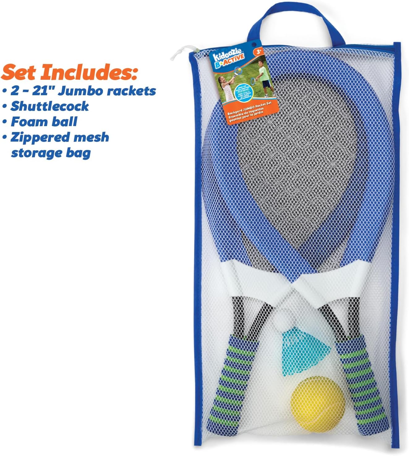 Kidoozie Backyard Jumbo Racket Set