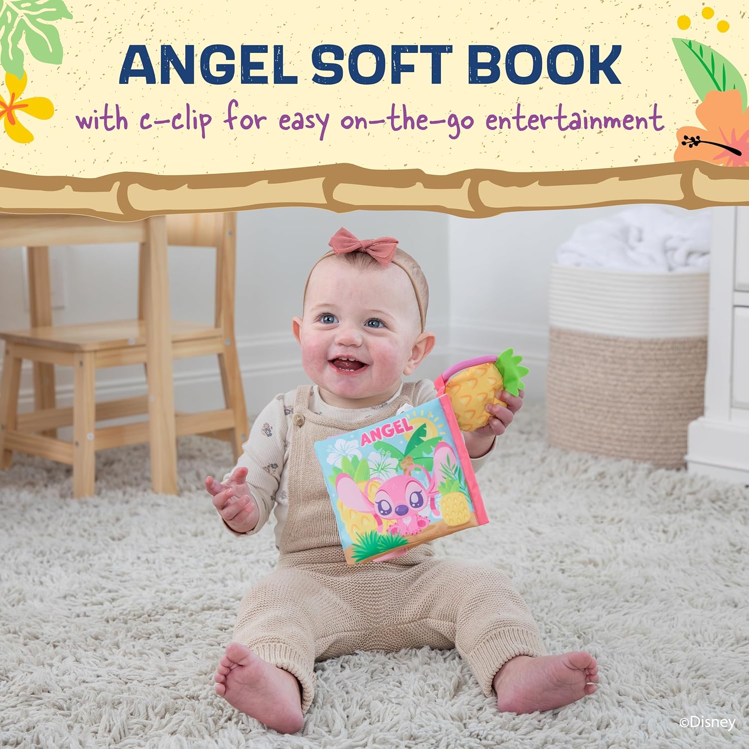Kids Preferred Disney Baby Lilo & Stitch Sweet Angel Soft Book