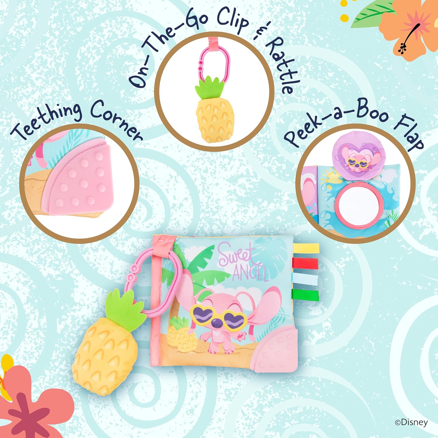 Kids Preferred Disney Baby Lilo & Stitch Sweet Angel Soft Book