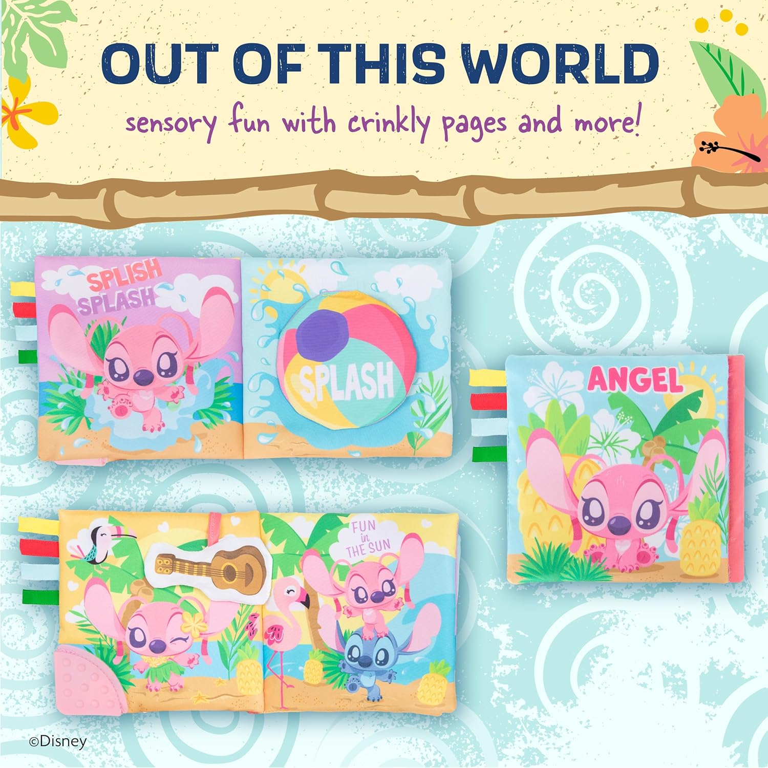 Kids Preferred Disney Baby Lilo & Stitch Sweet Angel Soft Book
