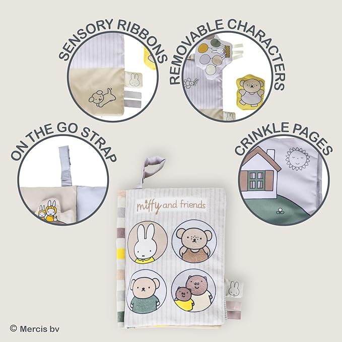 Kids Preferred Miffy Baby Deluxe Soft Book