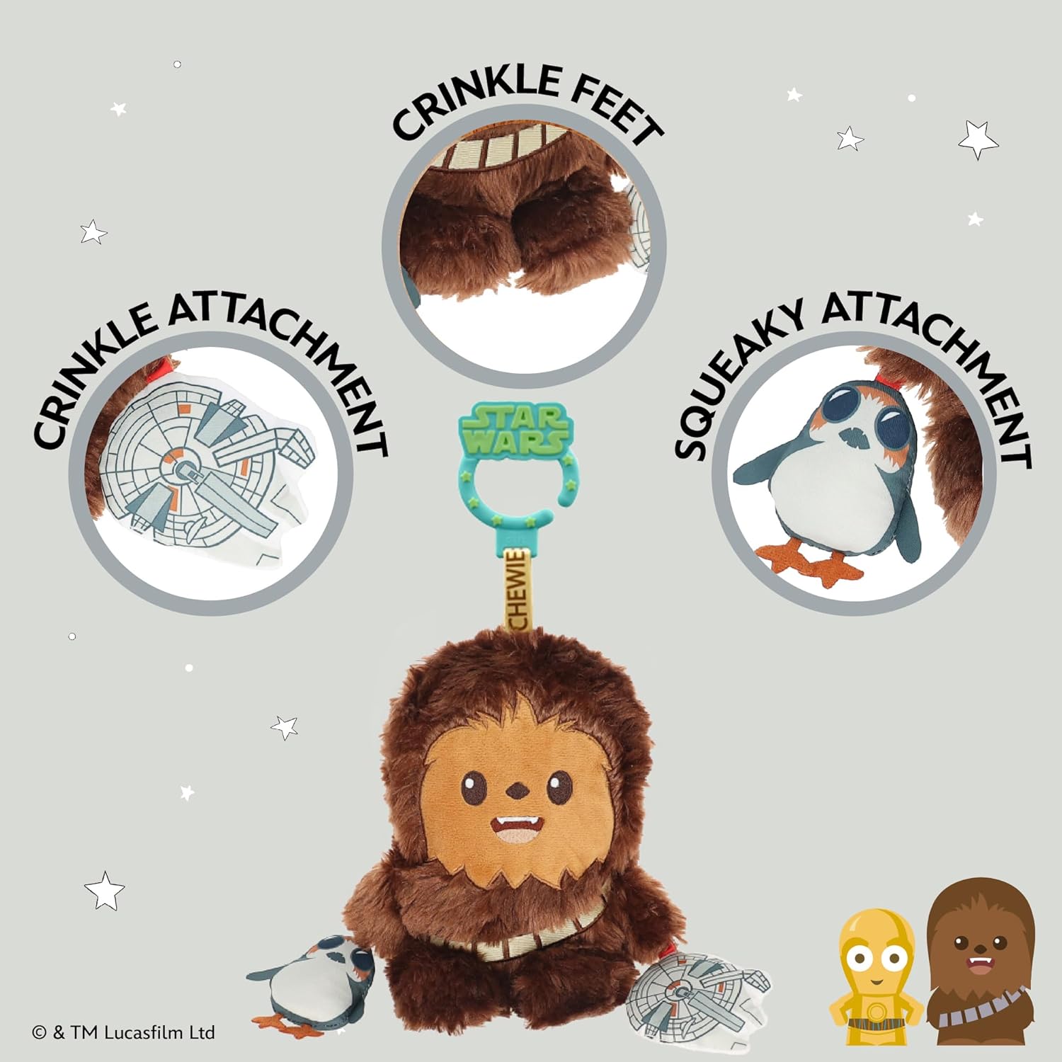 Kids Preferred Star Wars Chewbacca On The Go Activity Toy