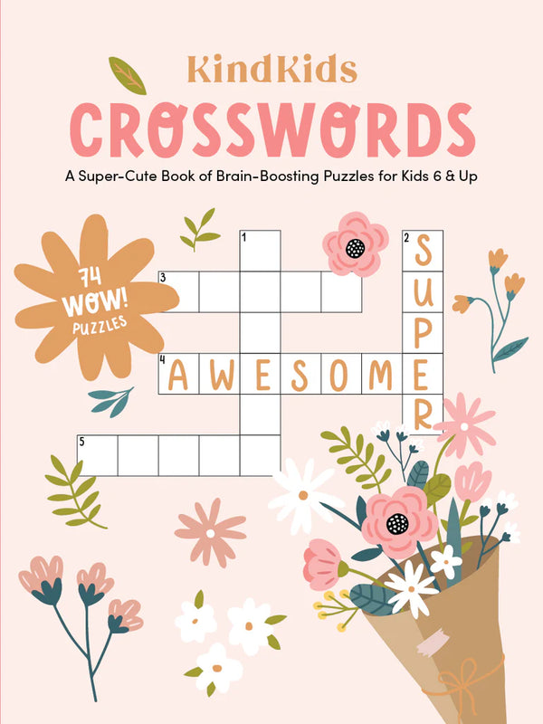 KindKids Crosswords: Brain-Boosting Puzzles for Kids