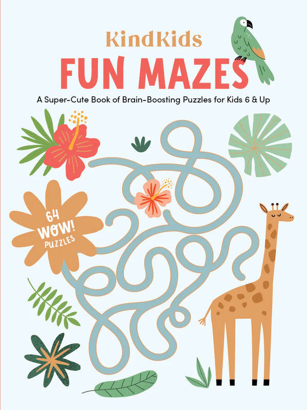 KindKids Fun Mazes: Brain-Boosting Puzzles for Kids