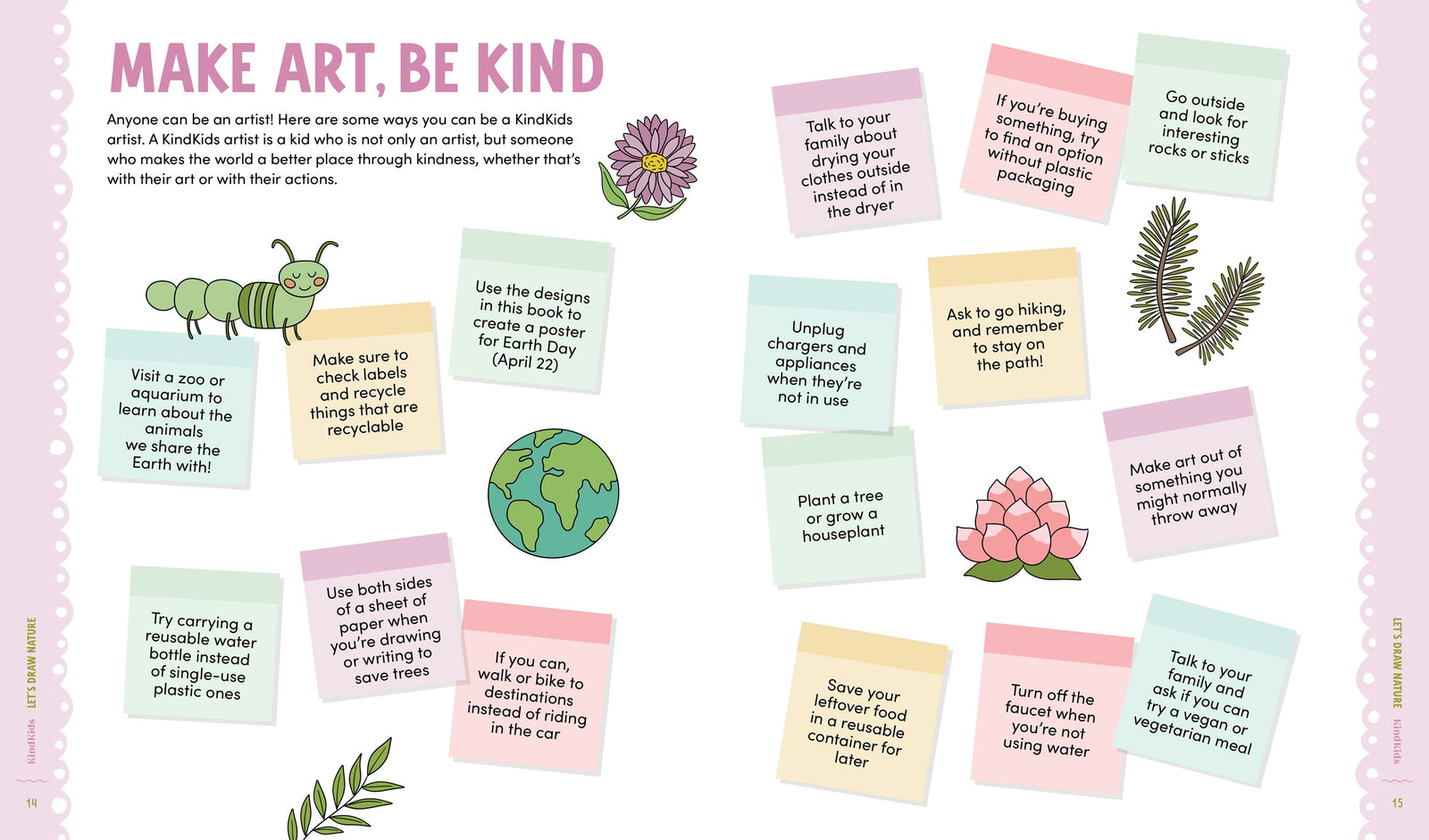 Schiffer Publishing KindKids Let's Draw Nature