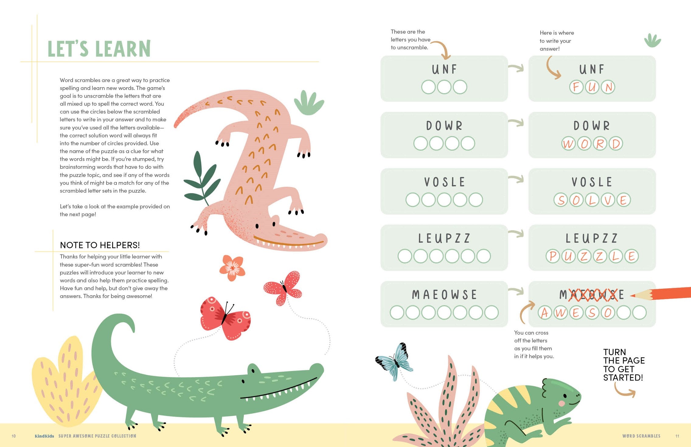 Schiffer Publishing KindKids Super Awesome Puzzle Collection