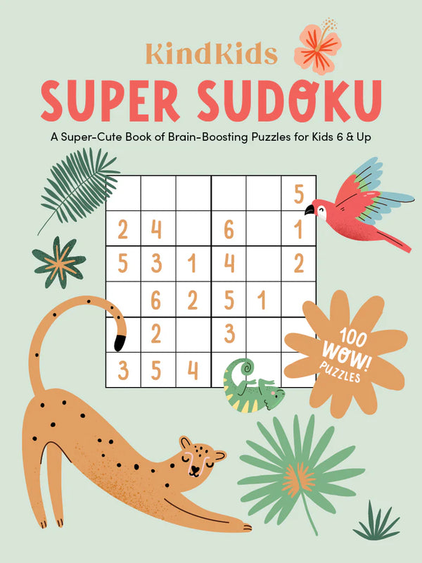 KindKids Super Sudoku: Brain-Boosting Puzzles for Kids