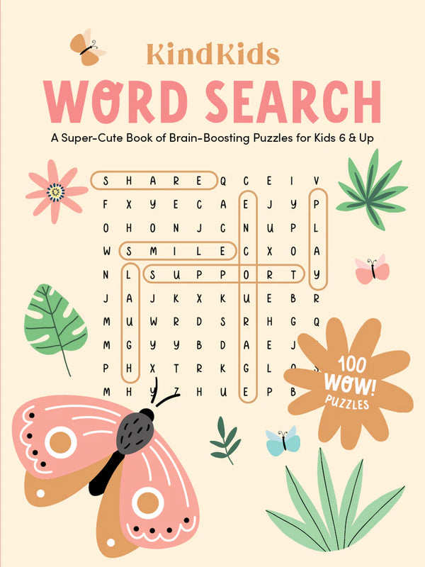 KindKids Word Search: Brain-Boosting Puzzles for Kids