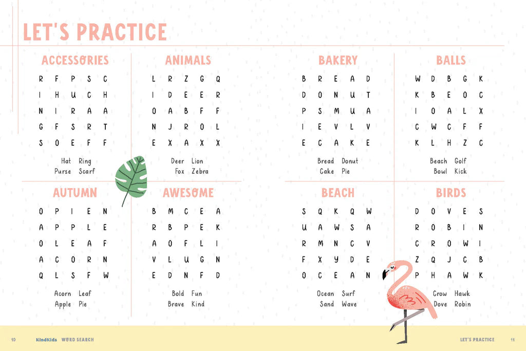 Schiffer Publishing KindKids Word Search: Brain-Boosting Puzzles for Kids