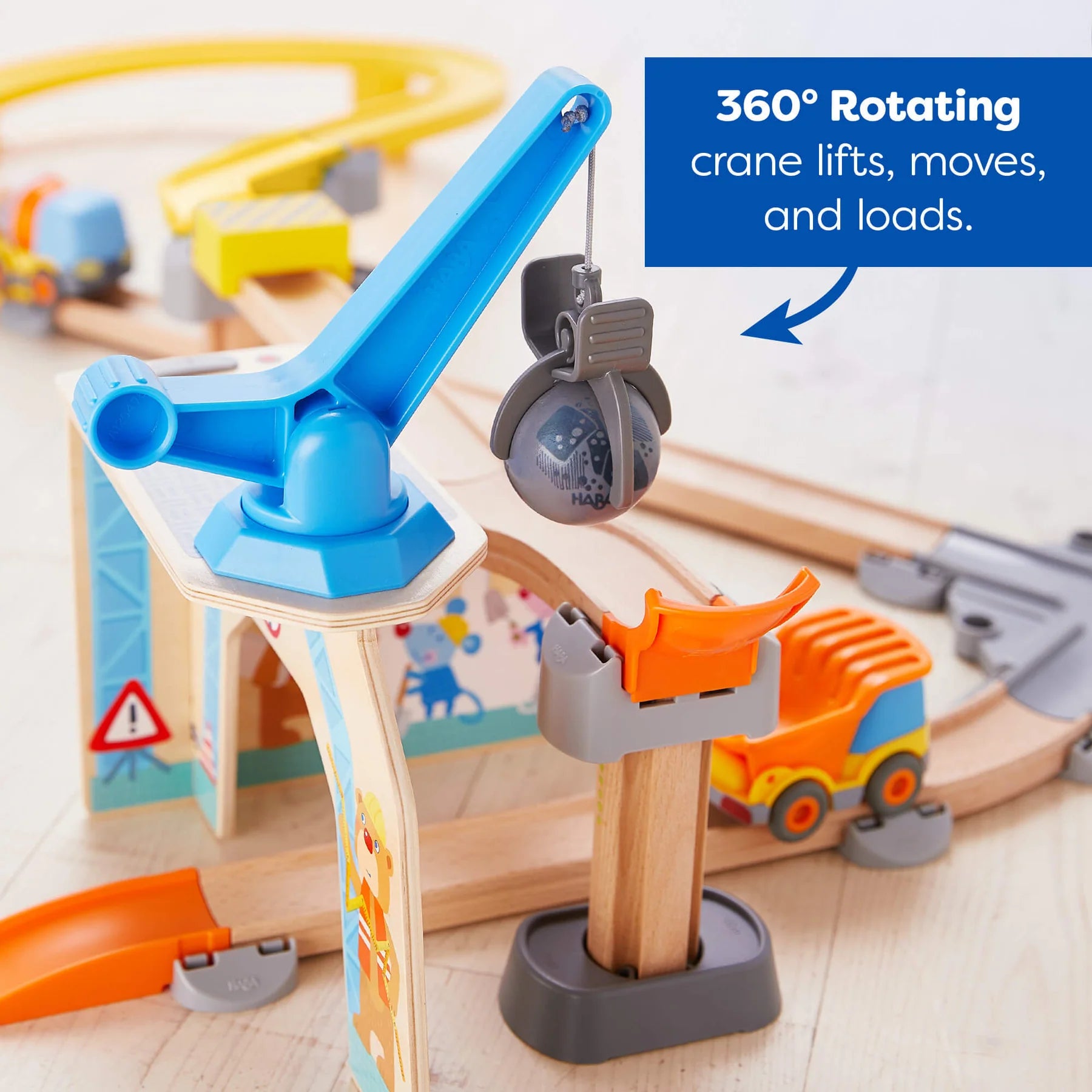 Haba Kullerbü Construction Zone Play Track Set
