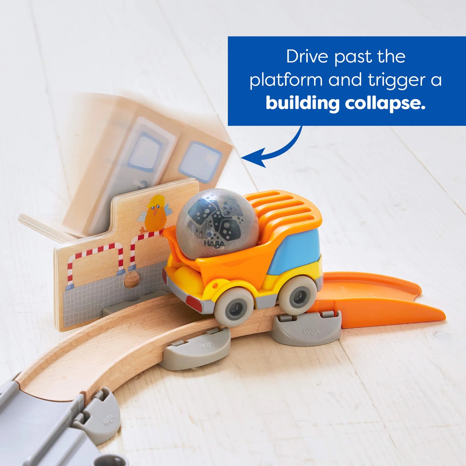 Haba Kullerbü Construction Zone Play Track Set